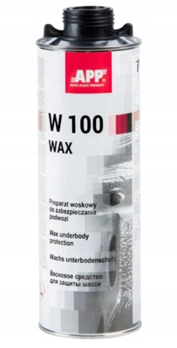 

App W100 Wax Wosk Do Zabezpieczenia Podwozia 1L