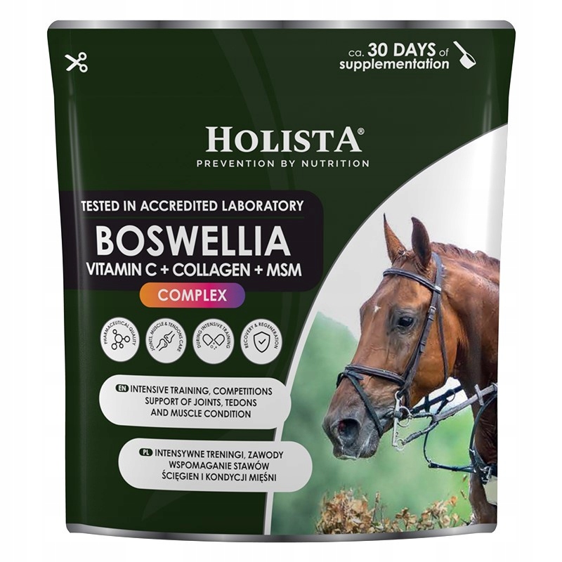 Holista Equine Boswellia Seratta Complex 500g Wsparcie Stawów i Mięśni Koni