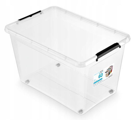 

Pojemnik Kosz Pudełko Na Zabawki Z Pokrywą 60 L