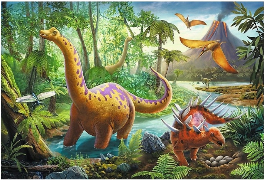 

Trefl Puzzle 60 El Wędrówka Dinozaurów Puzle
