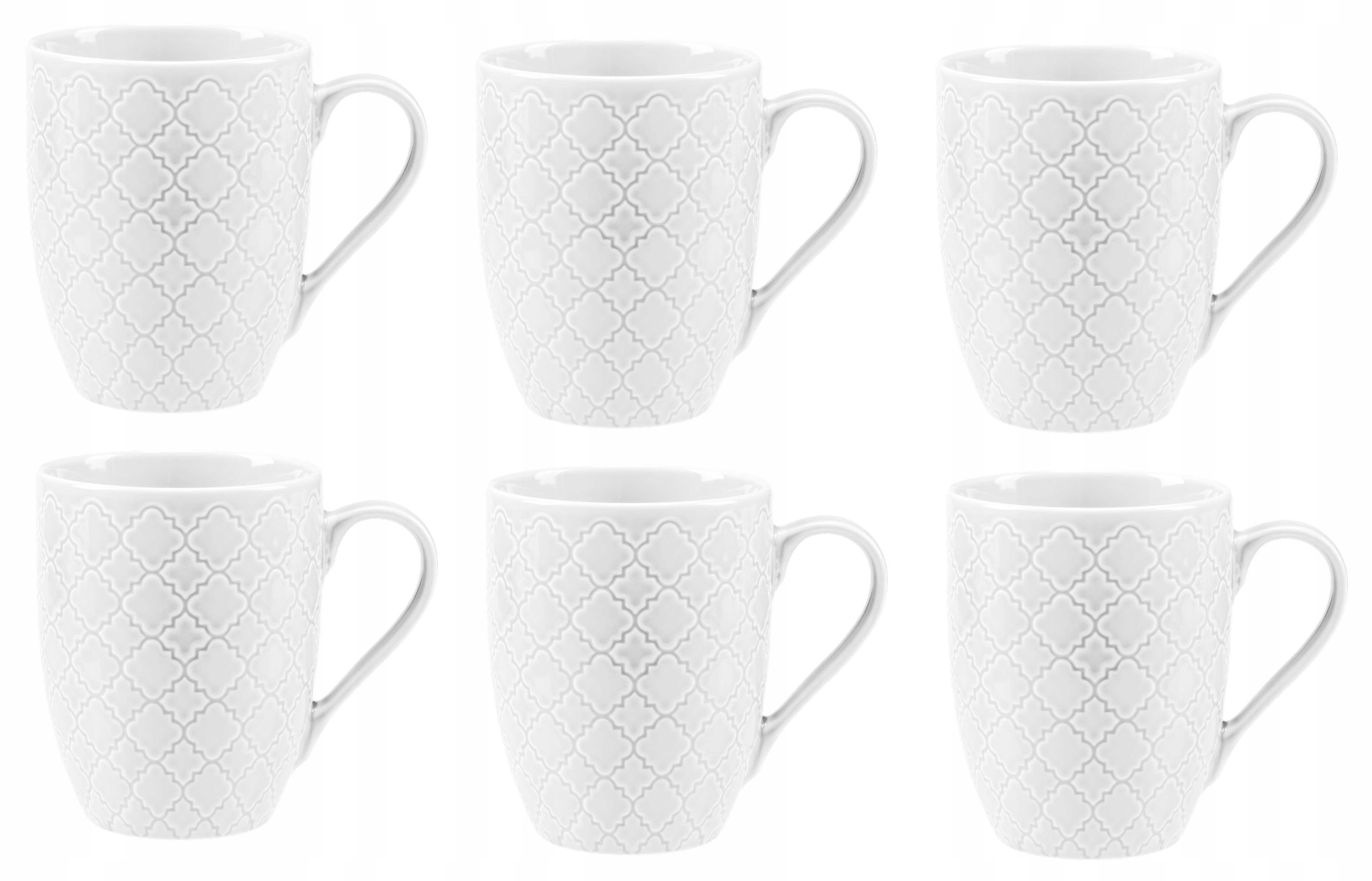 

Lubiana Marrakesz Biały 6 X Kubek 350 ML