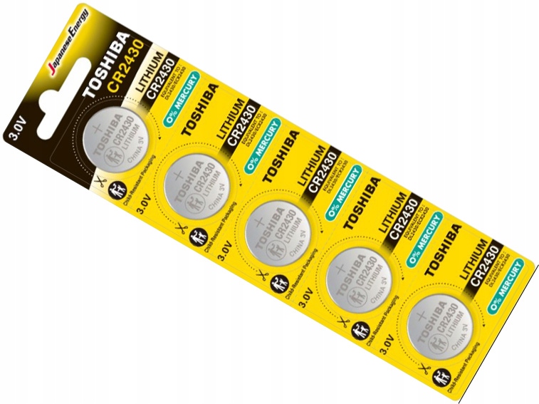 

10x Bateria Litowa Toshiba CR2430 2430 DL Ecr
