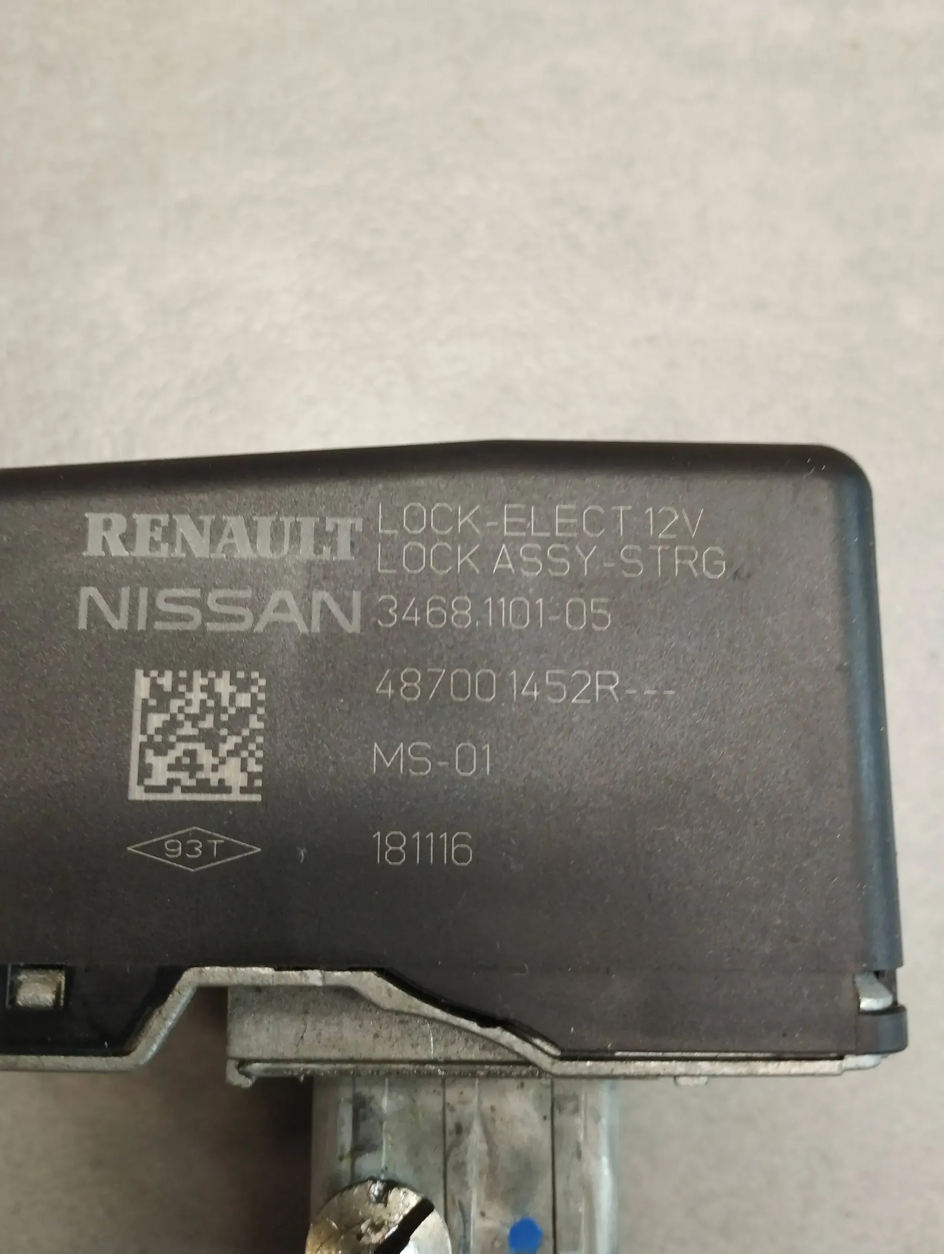 Renault Scenic IV BLOKADA des Lenkrads 487001452R
