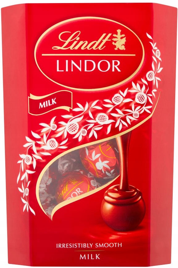 Lindt Lindor Pralinki Praliny czekoladki nadzienie czekolada mleczna 200g
