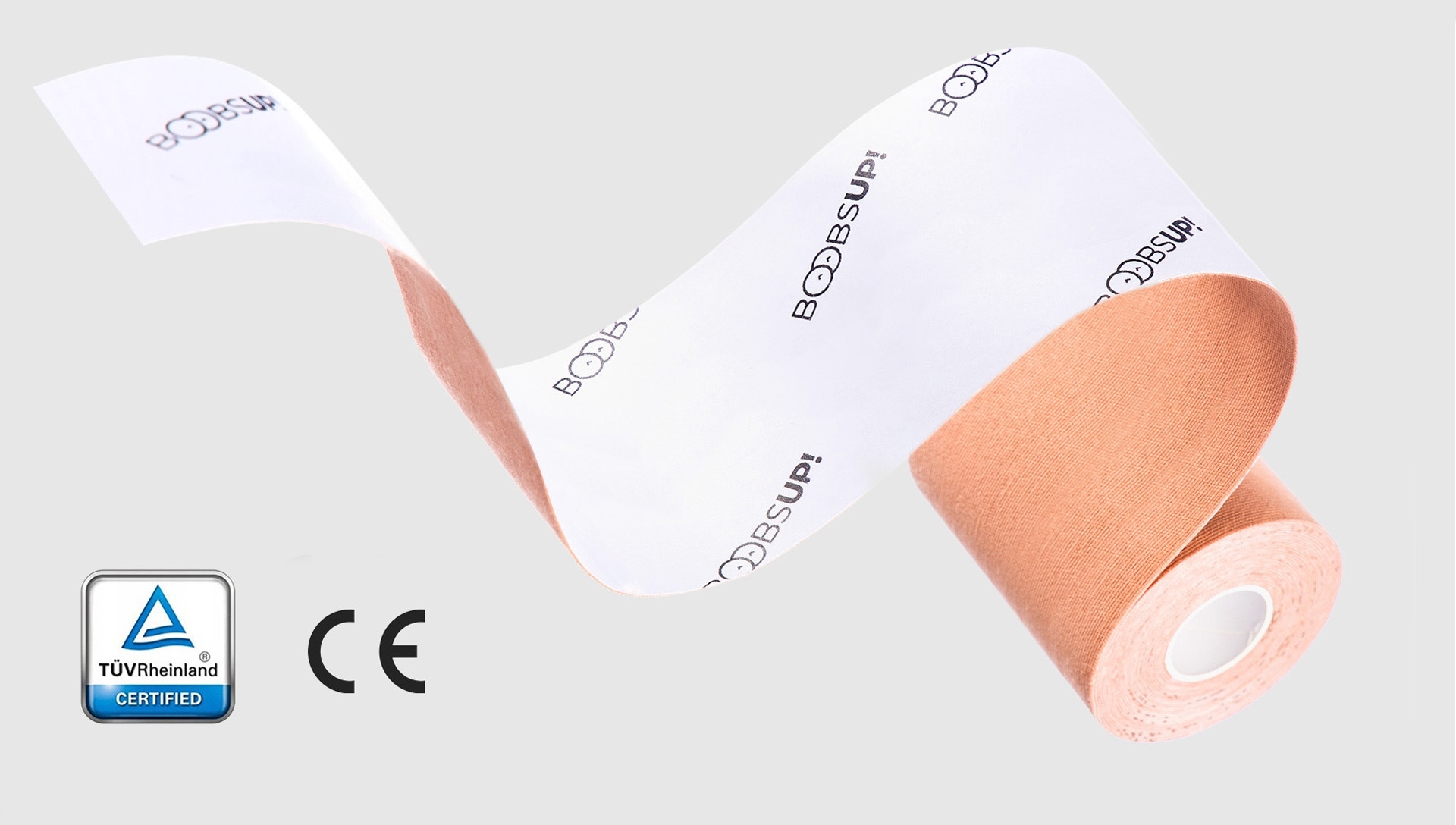 BOOBSUP ORYGINALNA TAŚMA MODELUJĄCA DO BIUSTU PIERSI 7,5 CM TAPING PIERSI Linia regular