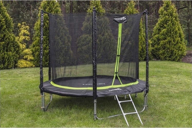 TRAMPOLINA OGRODOWA SPORT PRO 16ft SIATKA DRABINKA Wiek dziecka 3 lata +