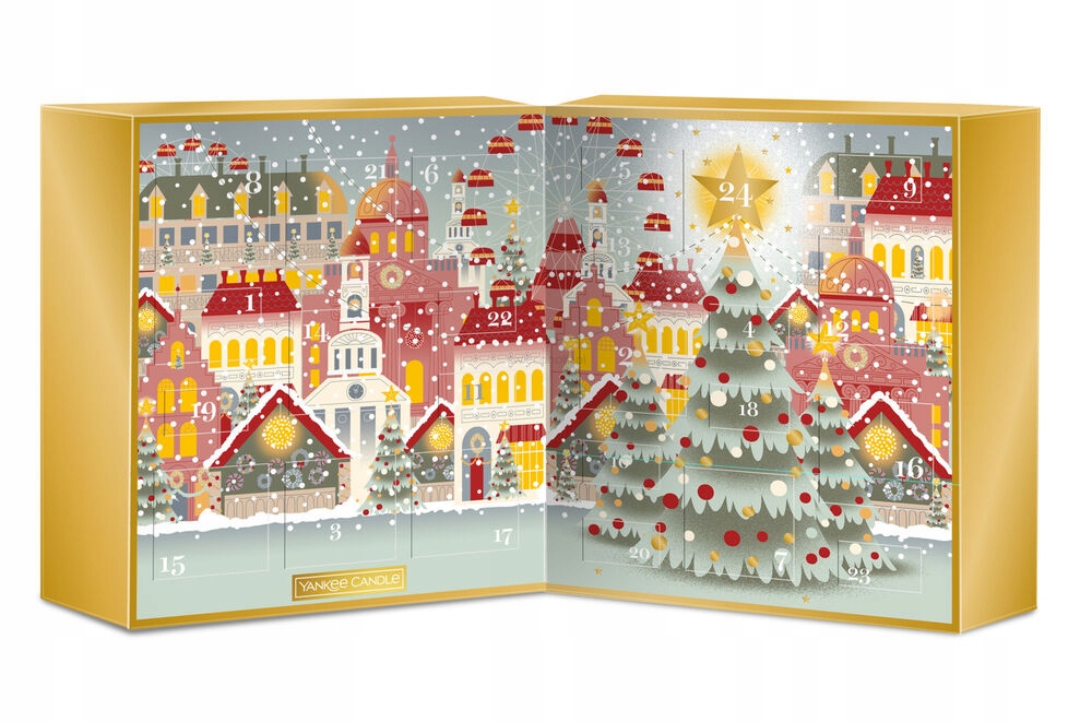 Yankee Candle Adventný kalendár Passport To The Holidays Kniha