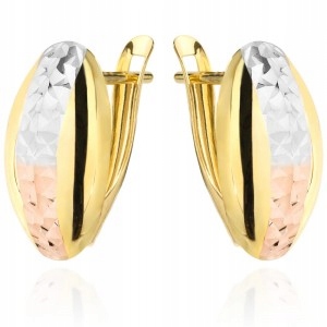 

Złote Kolczyki Angielski 585 Fasolka