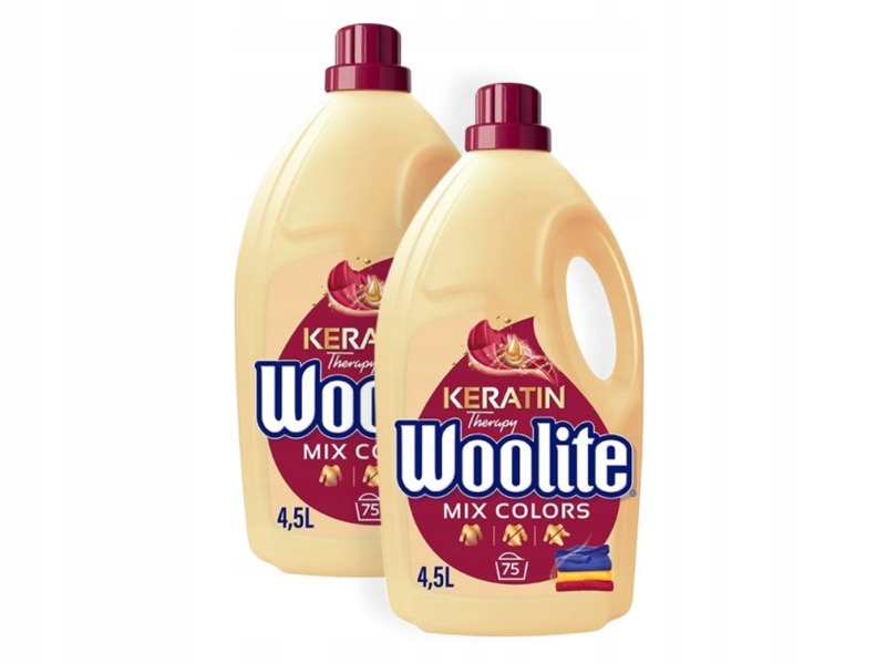 Płyn do prania Woolite Keratin Therapy 2 x 4500 ml