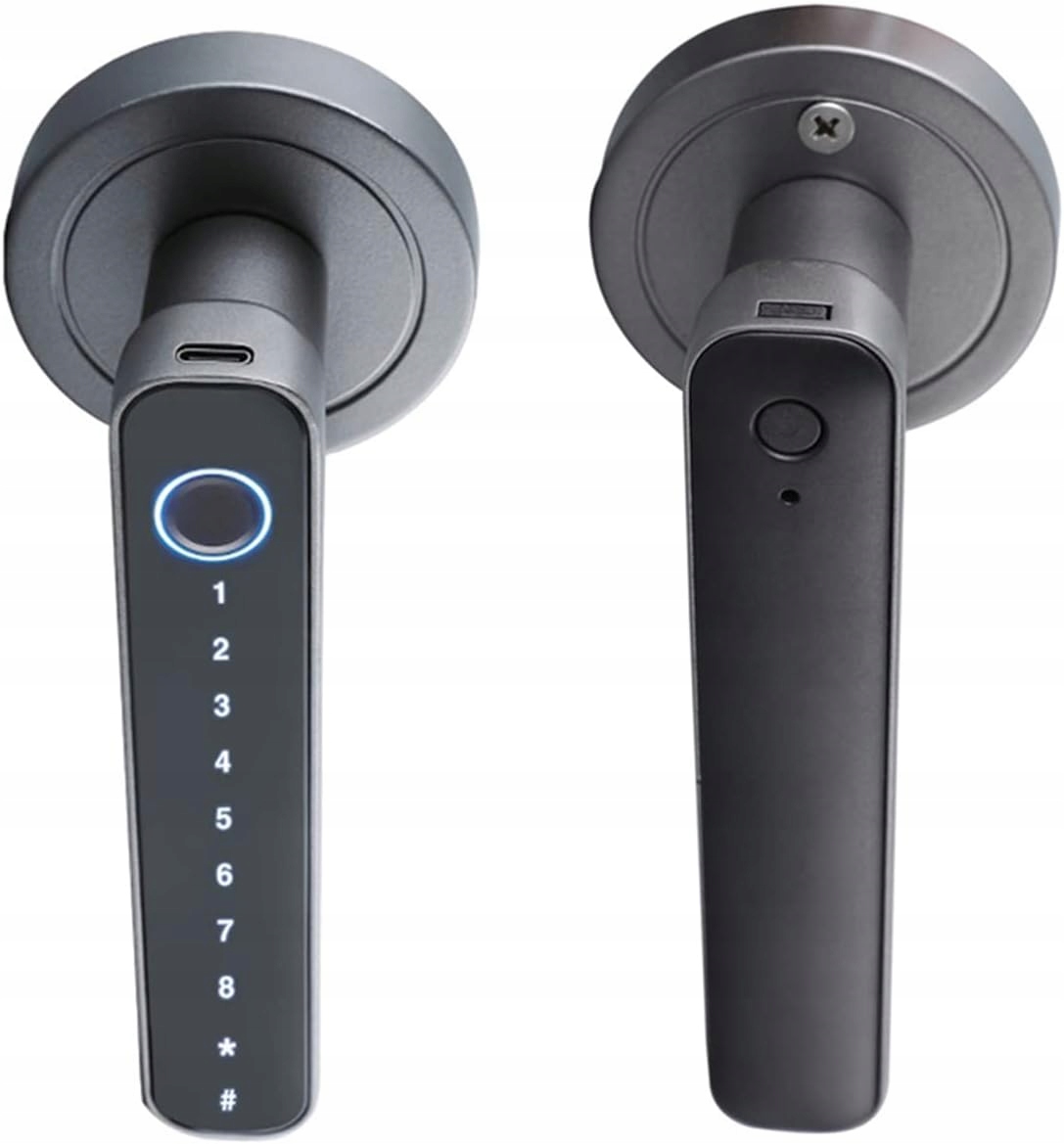 Bezklíčový zámek dveří s klávesnicí, heslo/klíč/aplikace