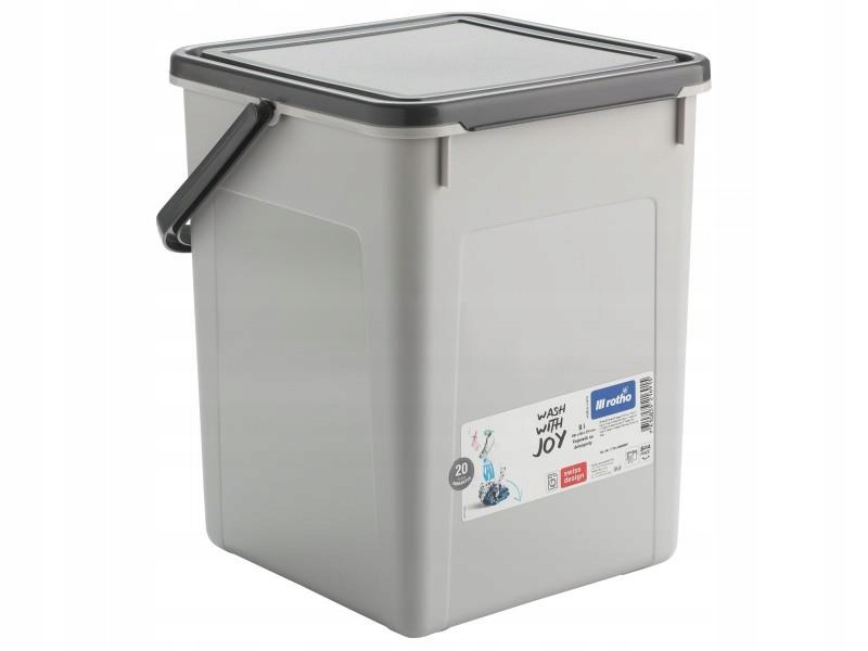 

Pojemnik na proszek detergenty Rotho 5kg 9l