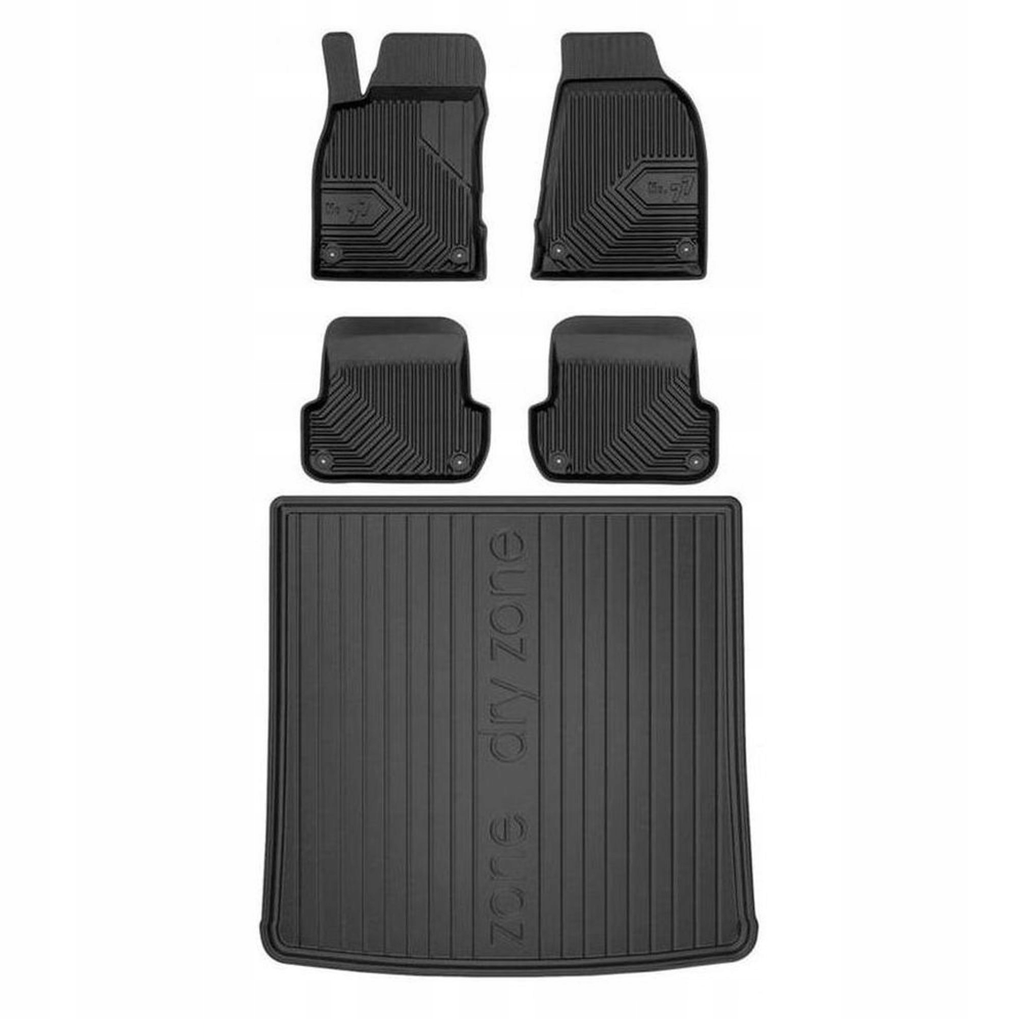 Gumová sada kobercov a rohoží Audi A4 B7 2004-2008