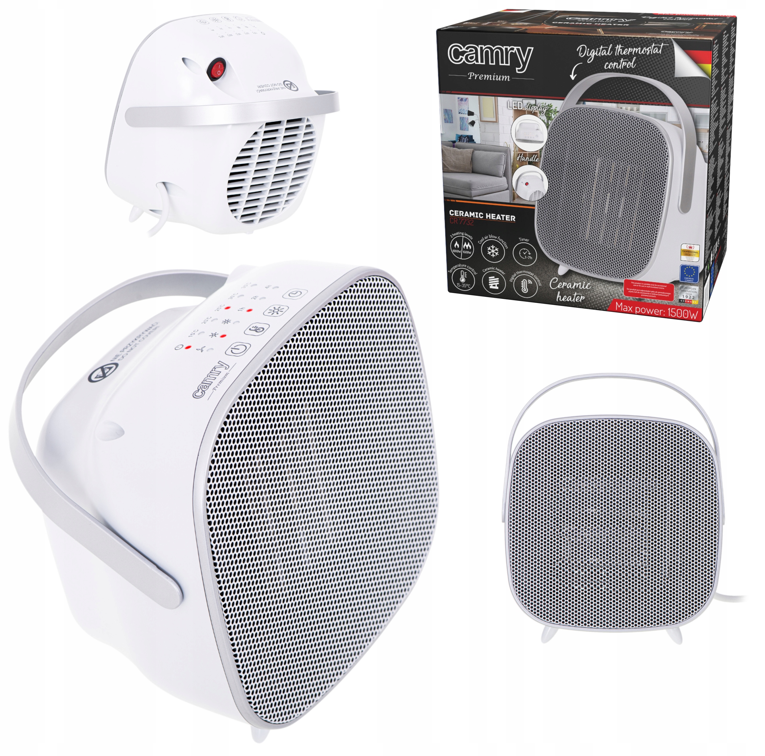 

Mała Farelka Grzejnik Elektryczny Termowentylator