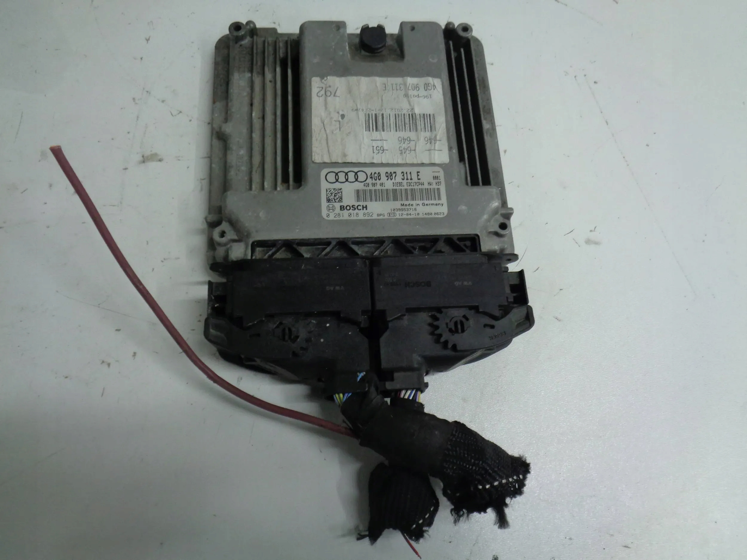AUDI A6 C7 3.0 TDI CENTRALINA COMPUTER MOTORE ECU 11R>