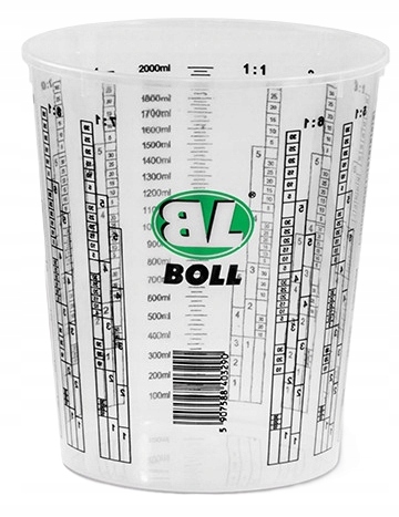 BOLL POJEMNIK PLASTIKOWY Z PODZIAŁKĄ 2240 ML