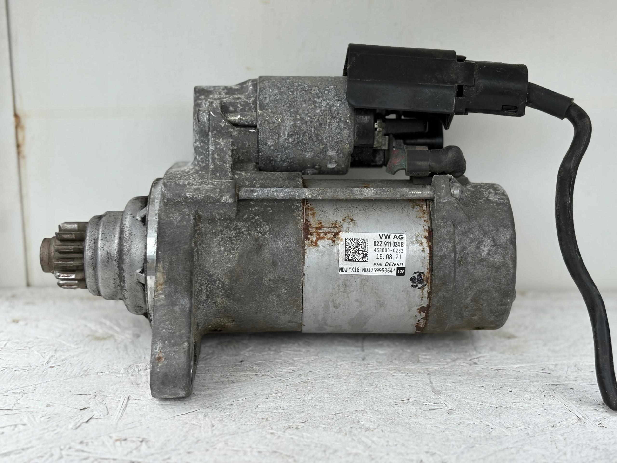 AUDI A3 8V 1.6 TDI T6 2.0 TDI starter 02Z911024B original