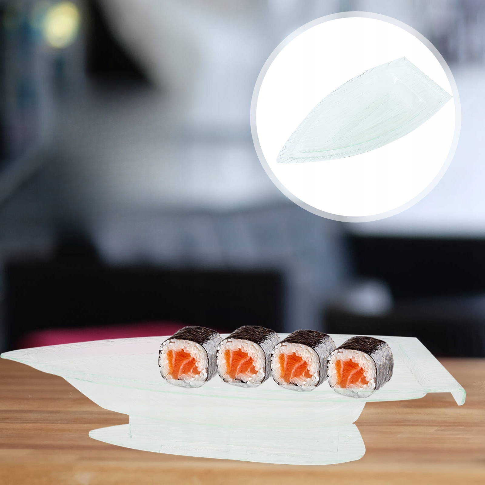 PALETA SASHIMI SUSHI ŁODZIE AKRYLOWA Marka bez marki