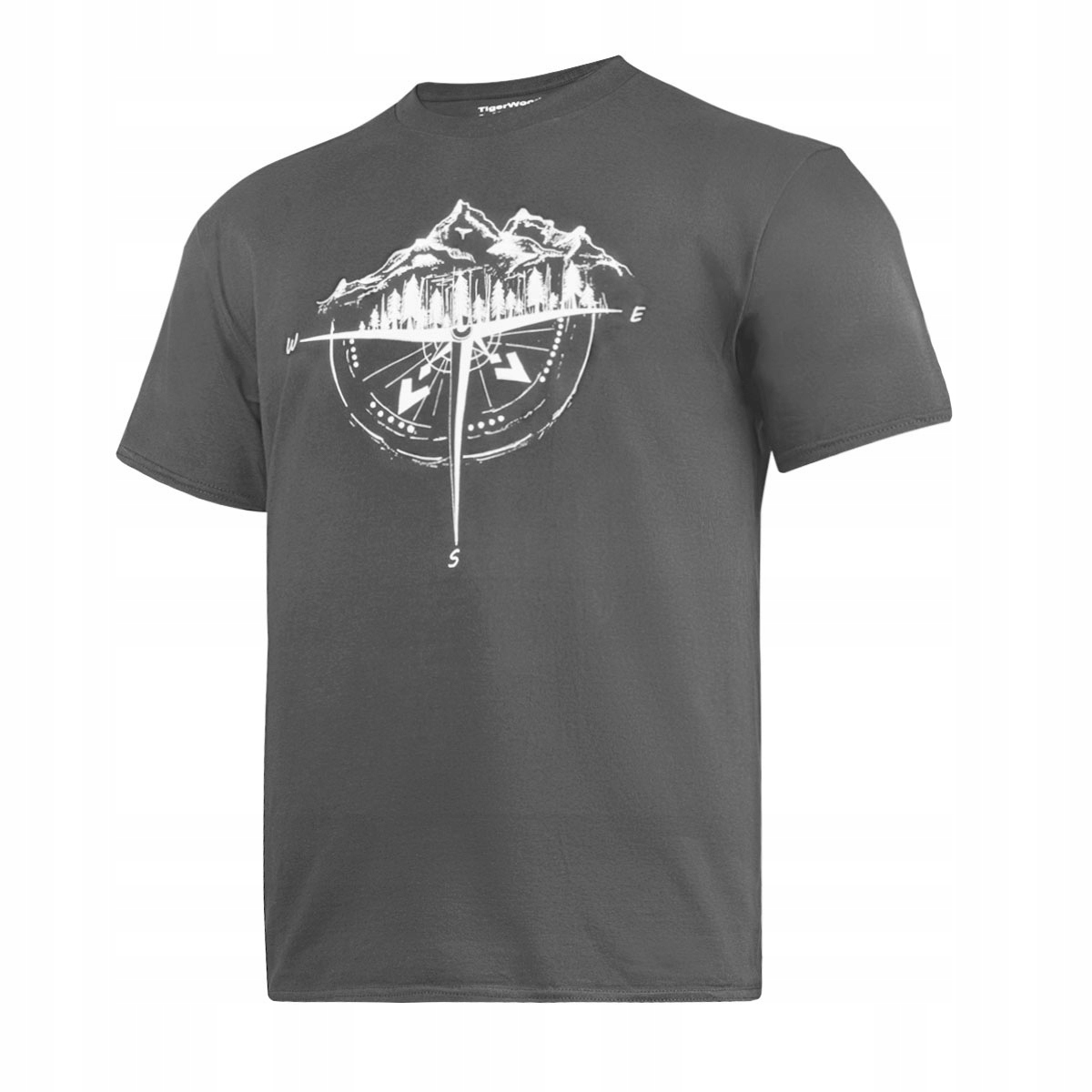 

Koszulka T-Shirt TigerWood Róża Wiatrów szara S