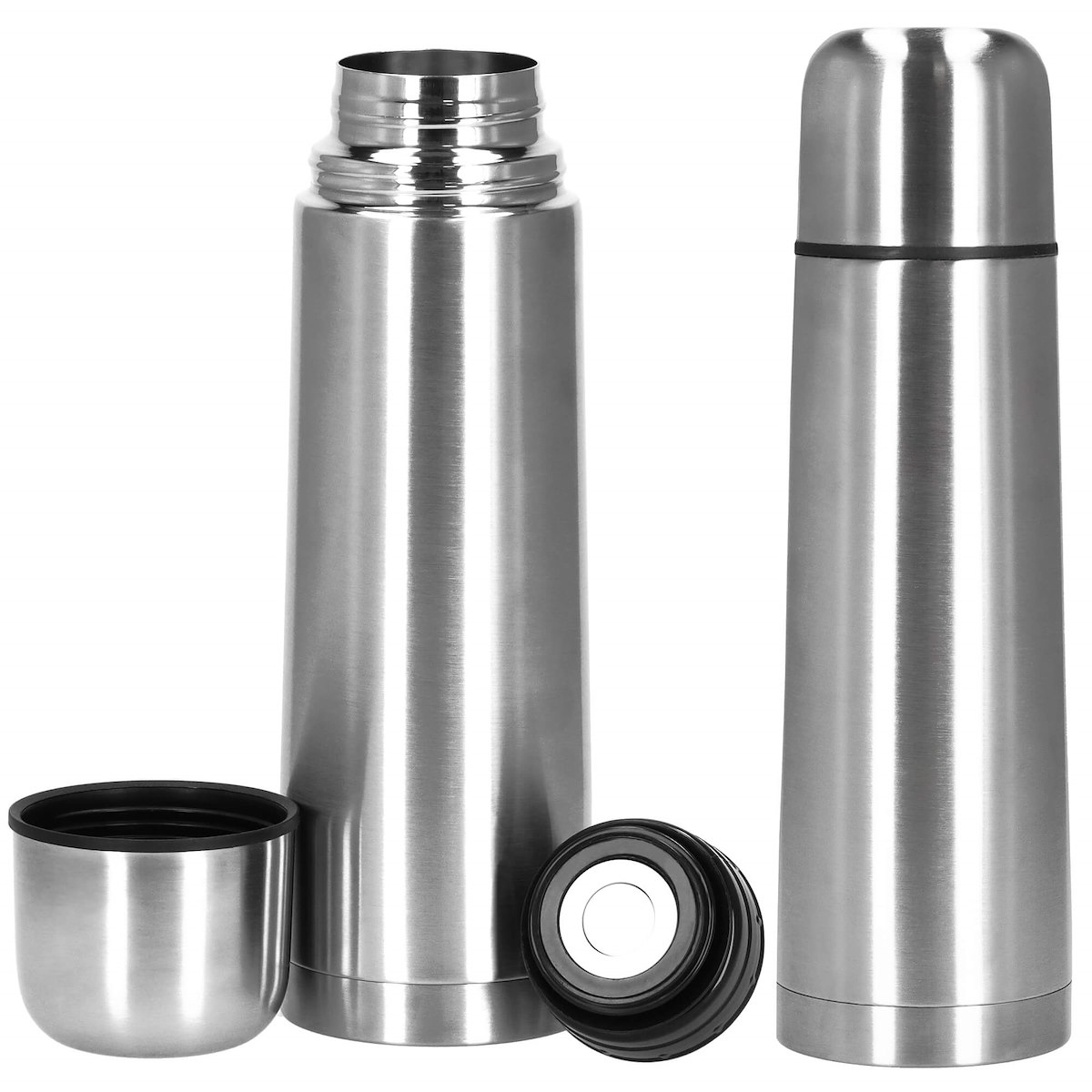 TERMOS 1000ml PRÓŻNIOWY TURYSTYCZNY termiczny stalowy NA HERBATĘ KAWĘ 1 L Marka Springos