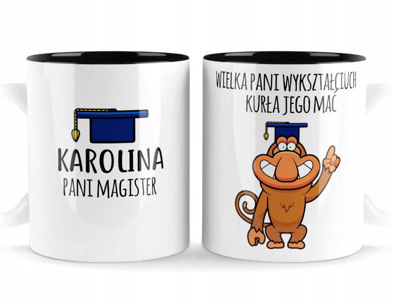 

kubek Nosacz Pan Pani inżynier magister z imieniem