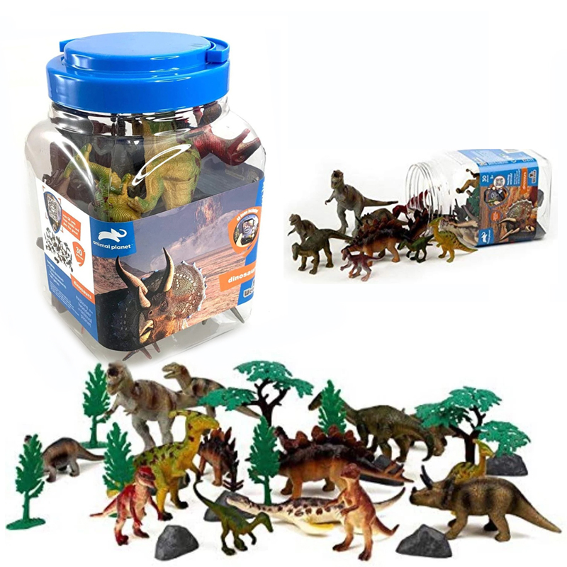 

Dinozaury Duży Zestaw zwierząt słoik 30 szt