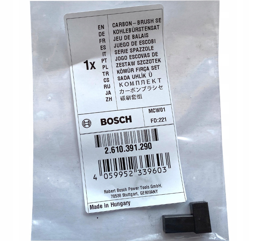 

Bosch szczotki węglowe 2610391290 GSB13RE