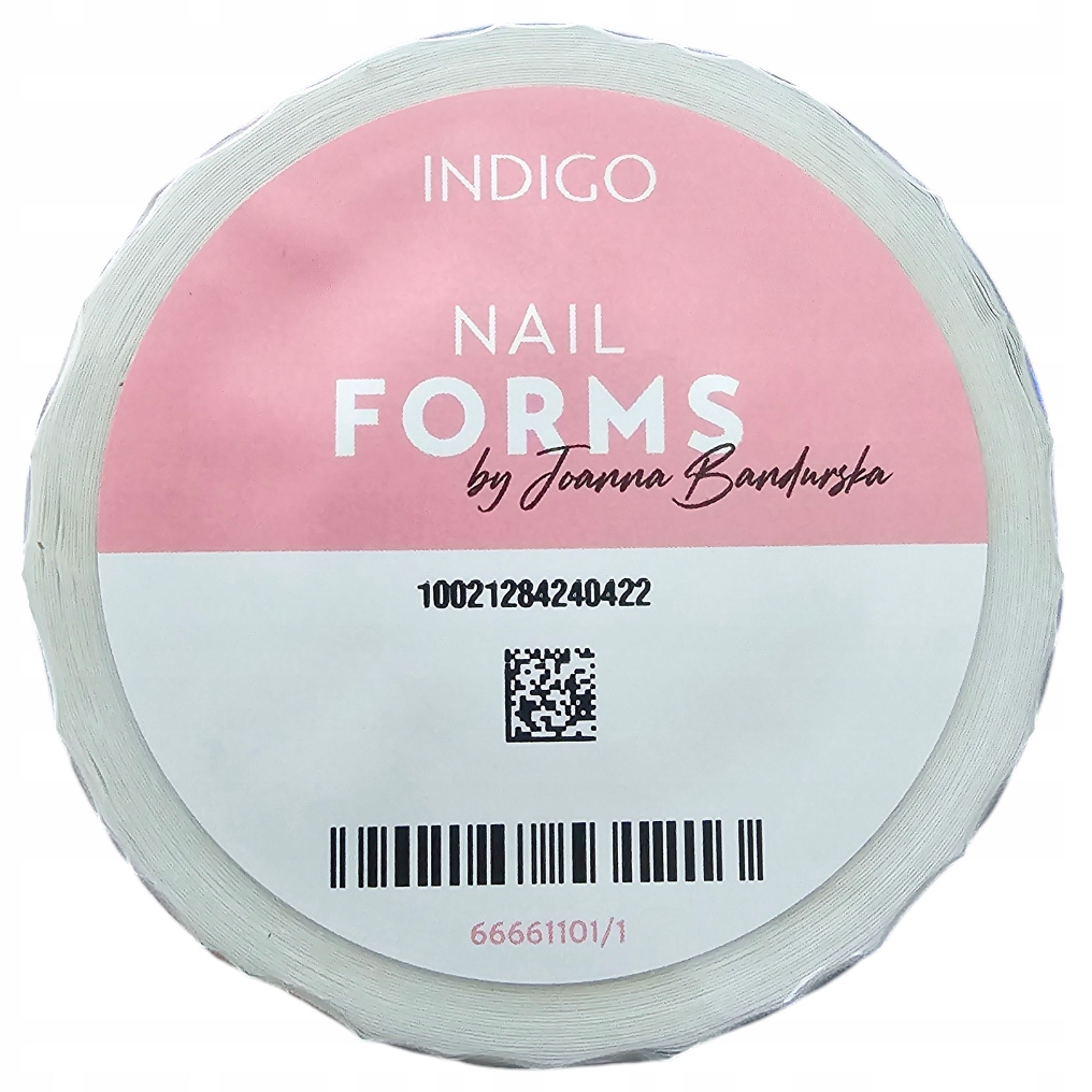 Indigo šablony Bandurska 200 ks formy na prodlužování nehtů
