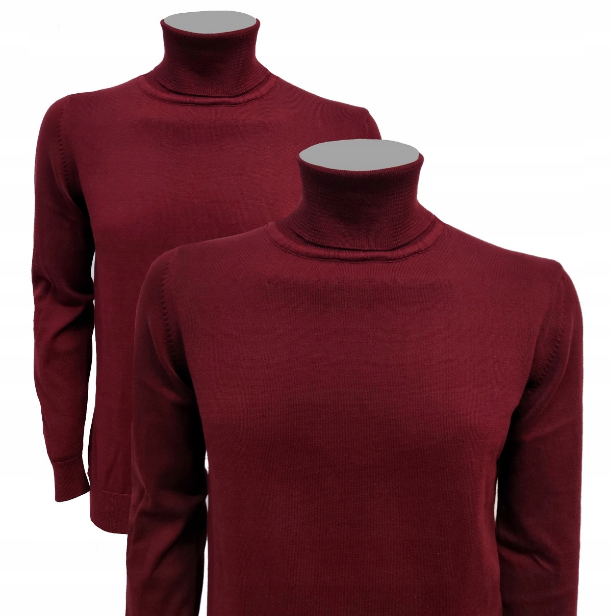 Rolák Pánský 100% Bavlna Jemná Bordó XXL