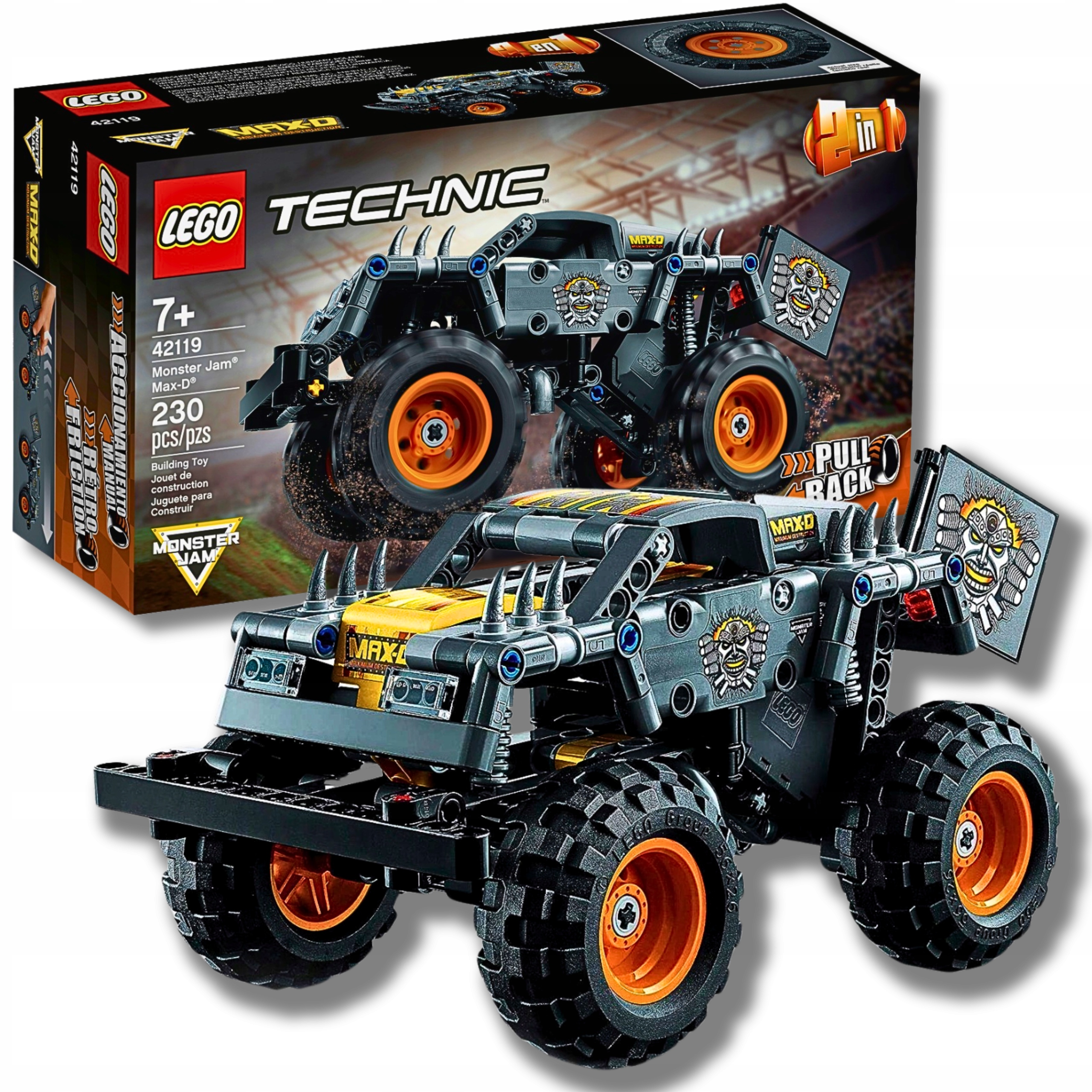 Lego Technic 42119 Monster Jam Max-d