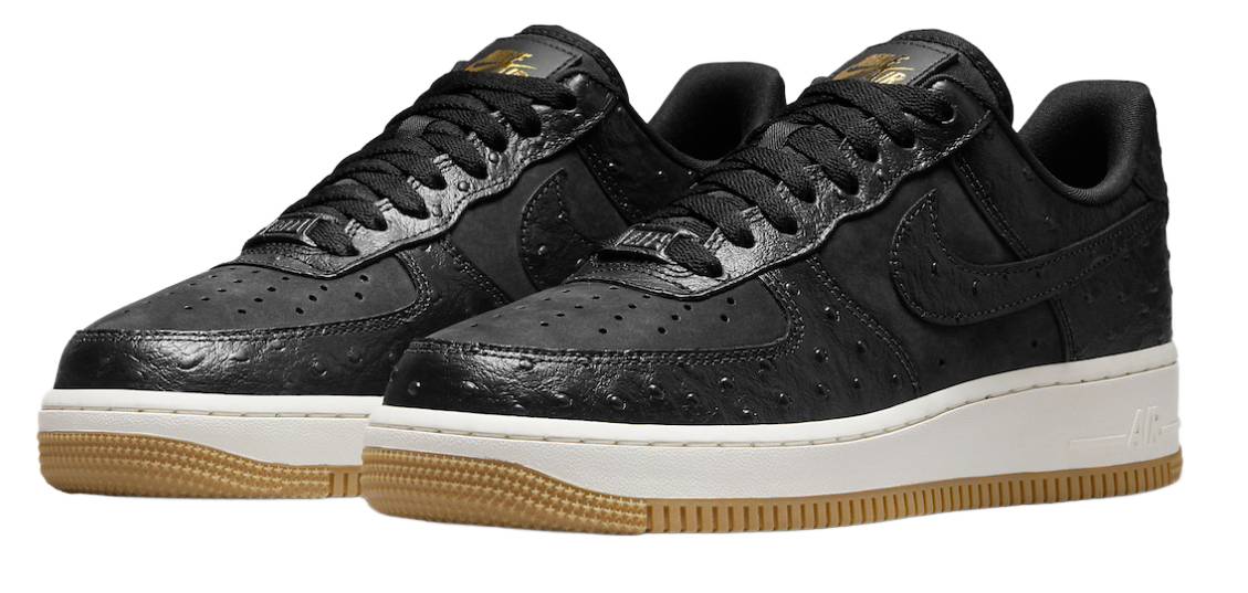 Boty Nike Air Force 1 `07 LX „Black Ostrich” DZ2708-002 44