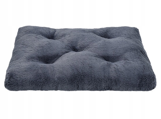 Levně Pelíšek Obdélníkové Shaggy Pro Psa Kočku Měkké, Velikost XL 85X65 CM, Grafitové