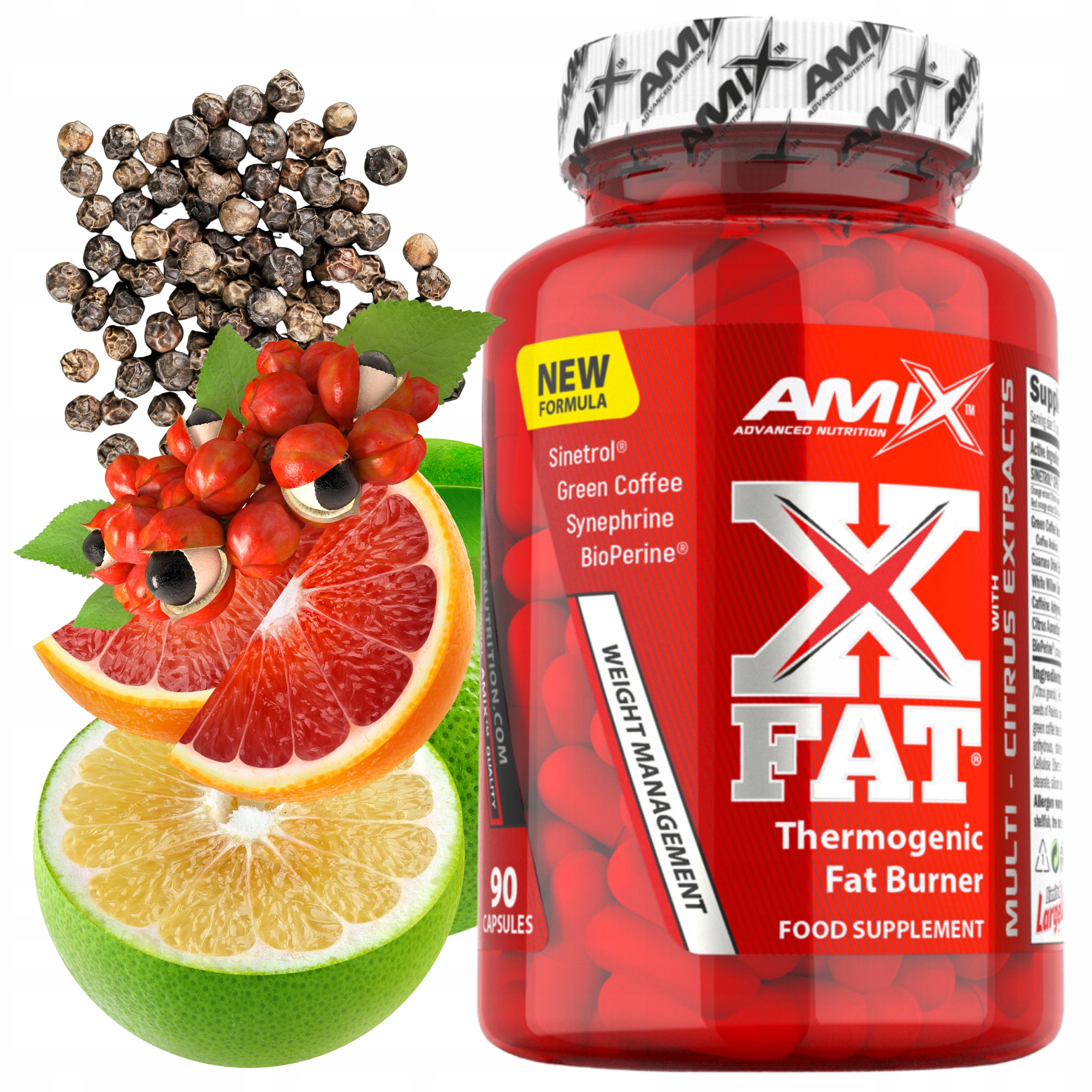 Spalovač Tuků Piper Nigrum Sinetrol doplněk pro rychlé hubnutí