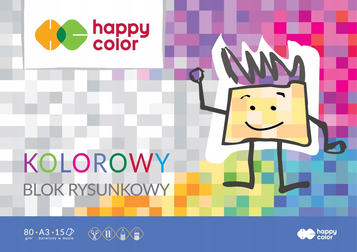 Happy Color Blok rysunkowy A3