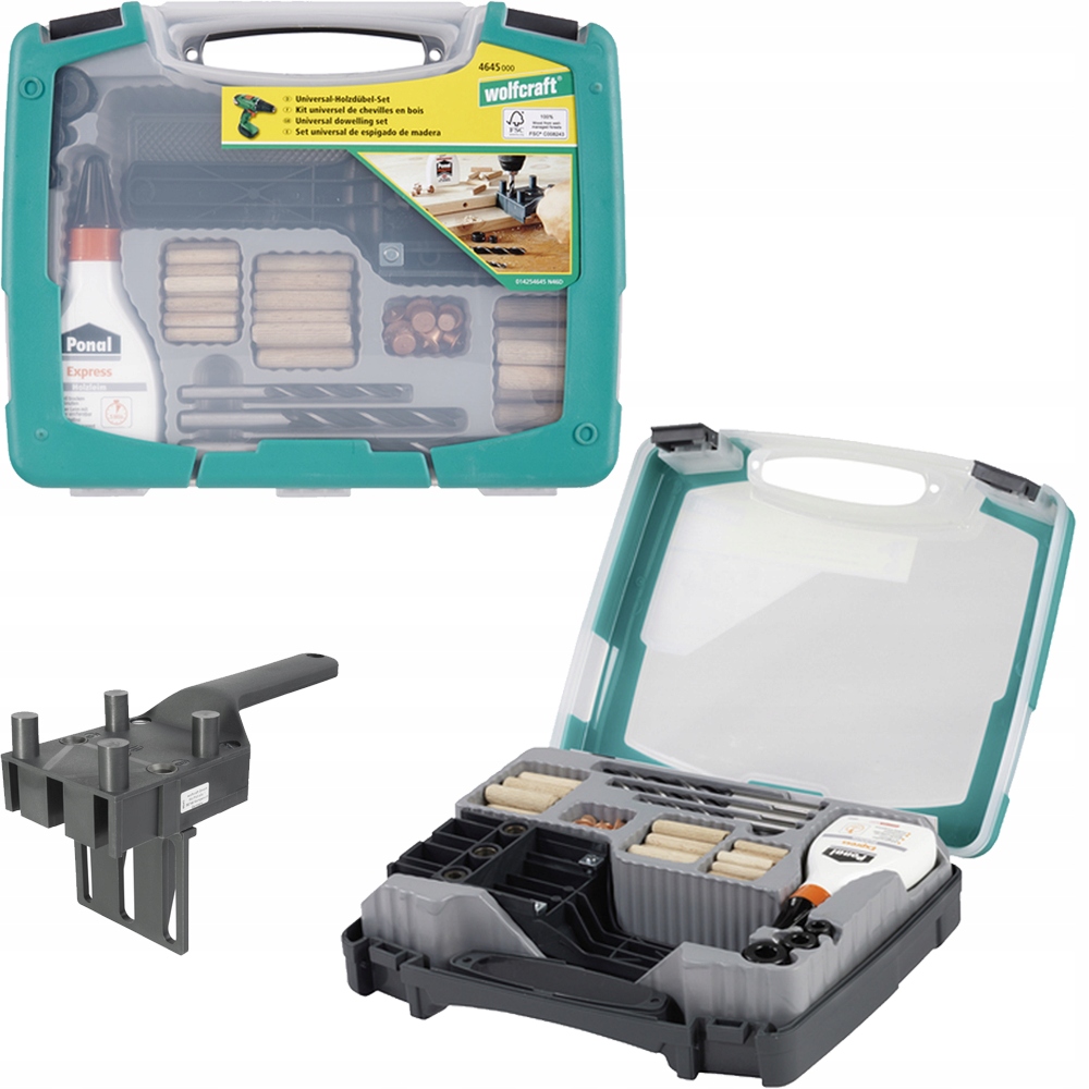 

Wolfcraft Zestaw Do Połączeń Kołkowych WF4645000