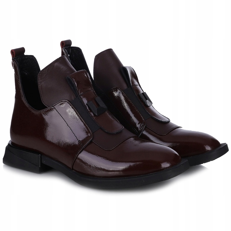 Dámské kotníkové boty Bombonella 10T 049.2024 Sa Bordorgn T kůže Vel. .38