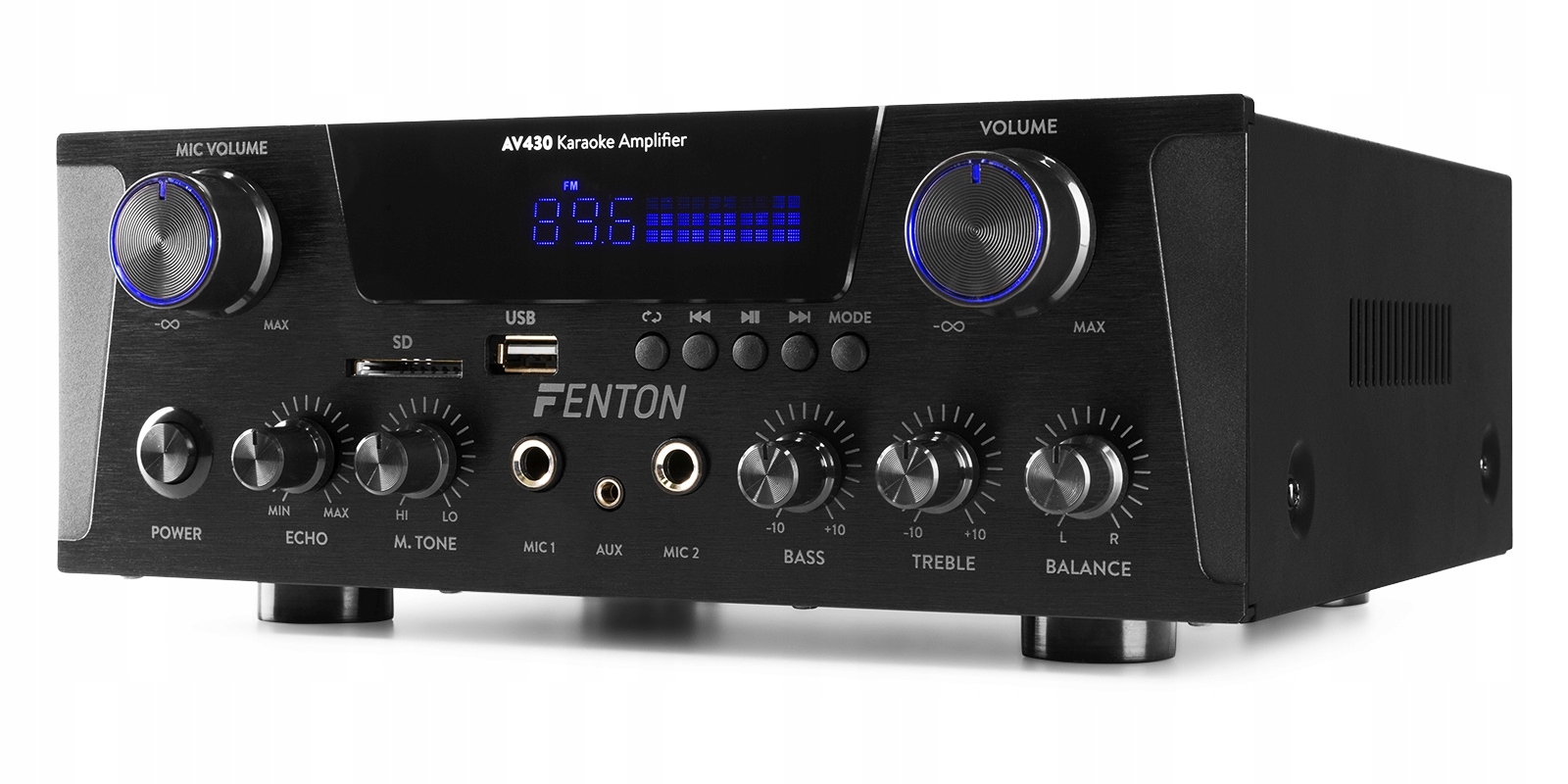 MOCNY WZMACNIACZ AMPLITUNER STEREO BLUETOOTH RADIO Kod producenta 00