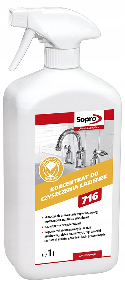 

Sopro Sr 716 Koncentrat do czyszczenia łazienek 1L