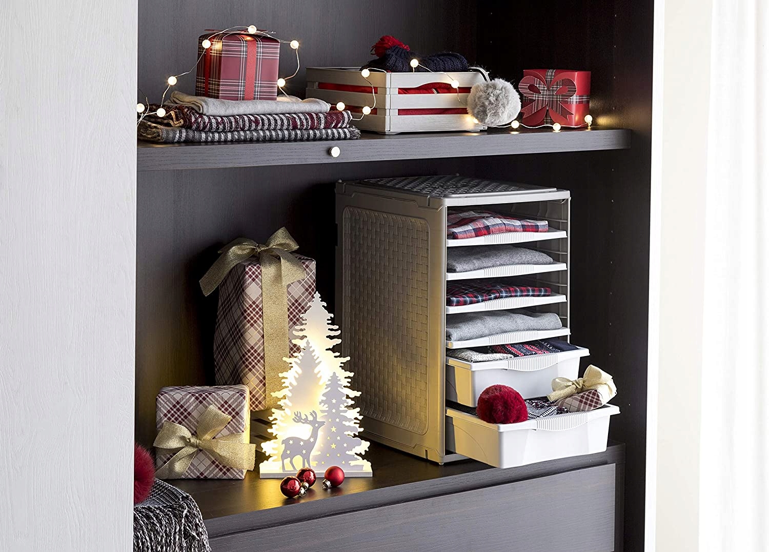 ORGANIZER NA KOSZULE KOSZULKI BIELIZNĘ PASKI BM Rodzaj mebla garderoba