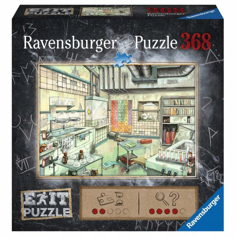 Laboratorium | Puzzle 368 el. EXIT | Ravensburger