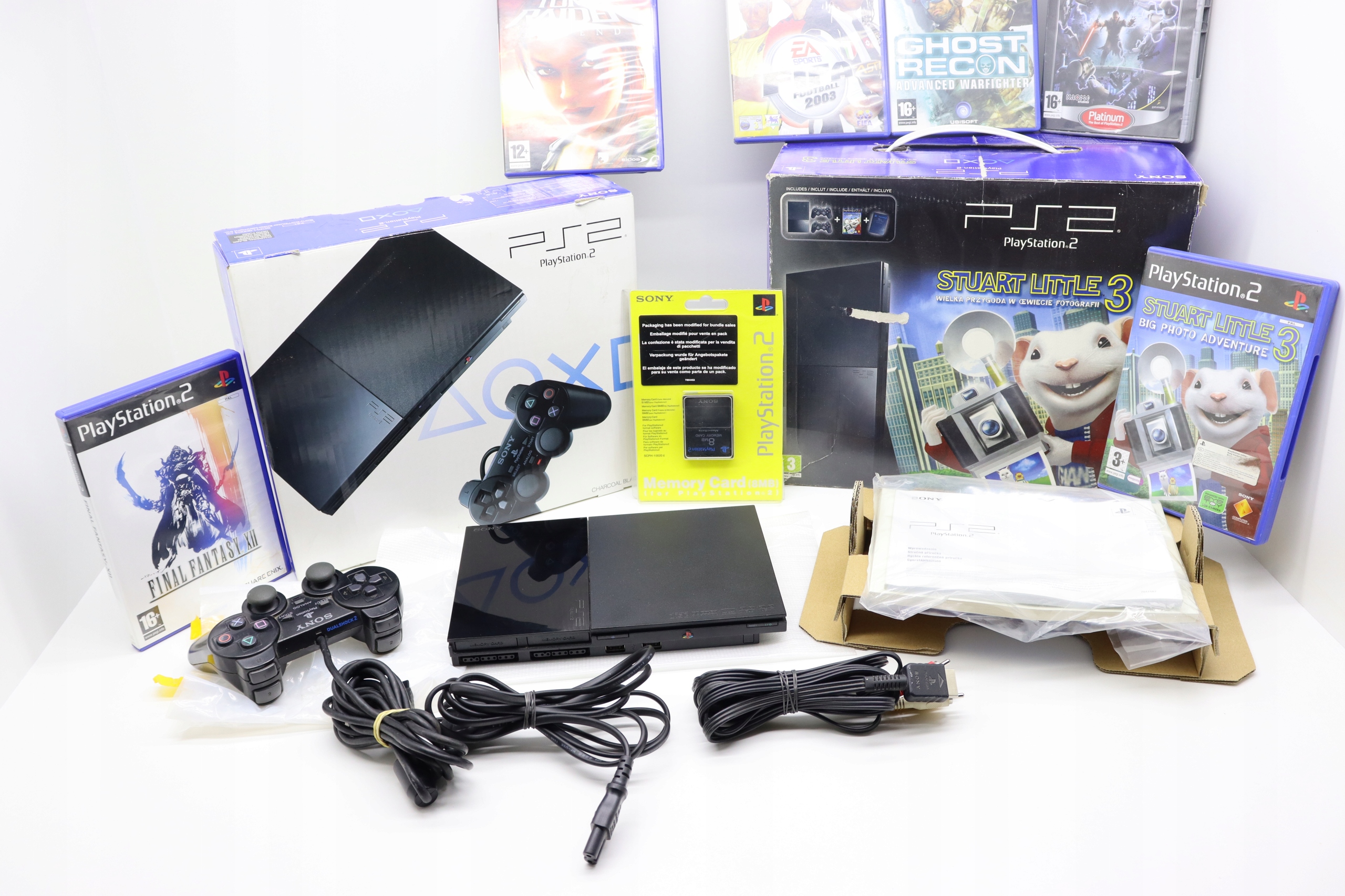 Konsola Stuart Malutki PS2 SLIM 2 Pudełka