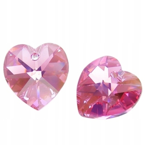 Swarovski - 6228 Srdce Heart 10mm Rose AB