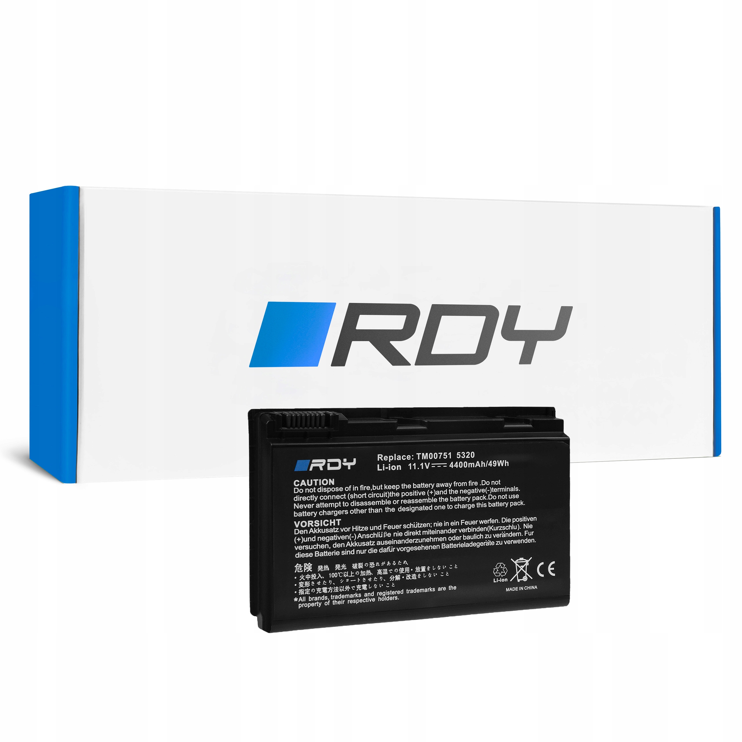 

Bateria TM00741 do Acer Extensa 5210 5420 5620Z