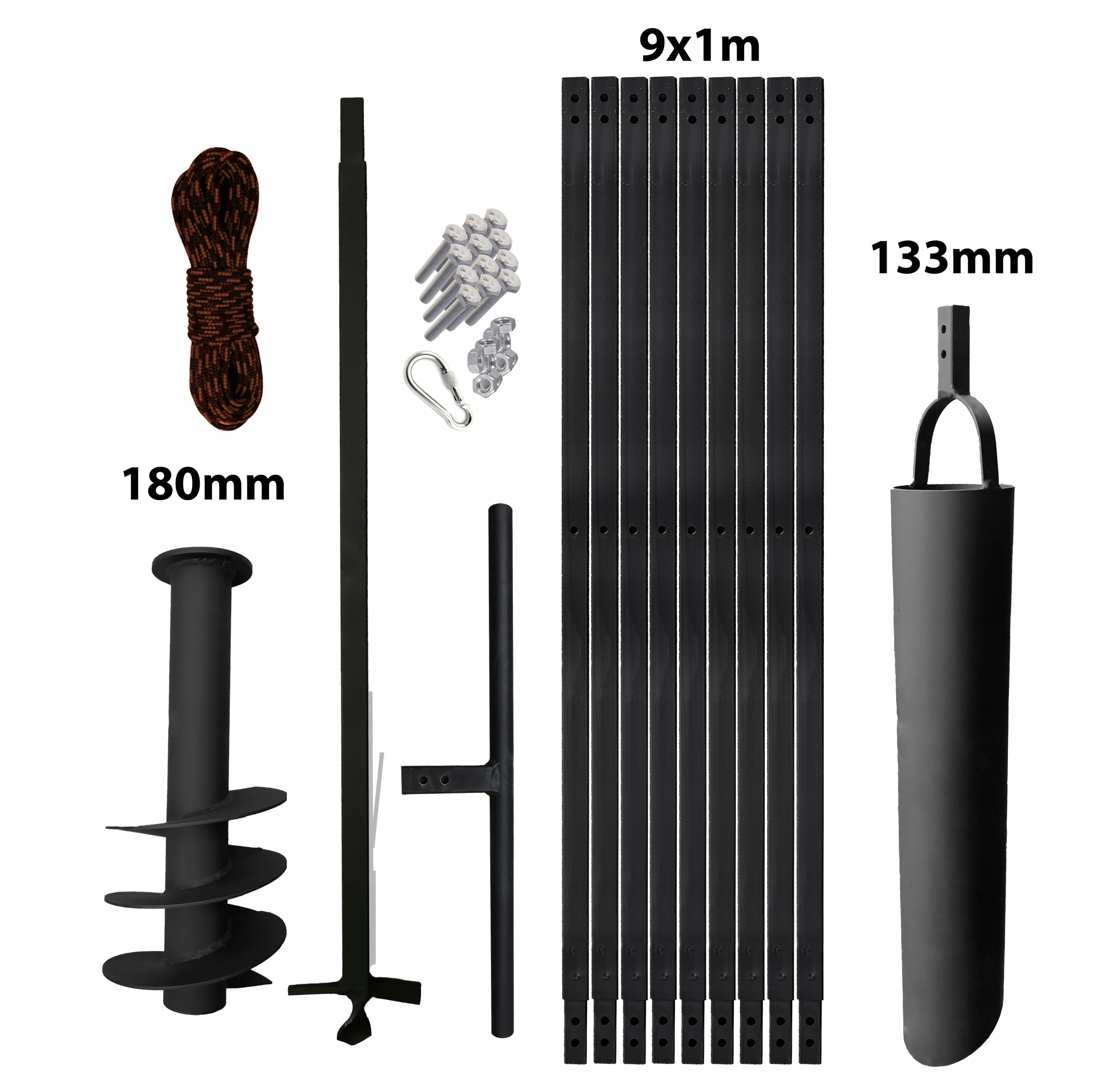 

Wiertnica ręczna do studni 180mm 10m szlamówka 133