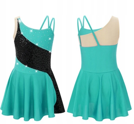 Strój Do Gimnastyki Baletu Tutu Sukienka 158 Body 708
