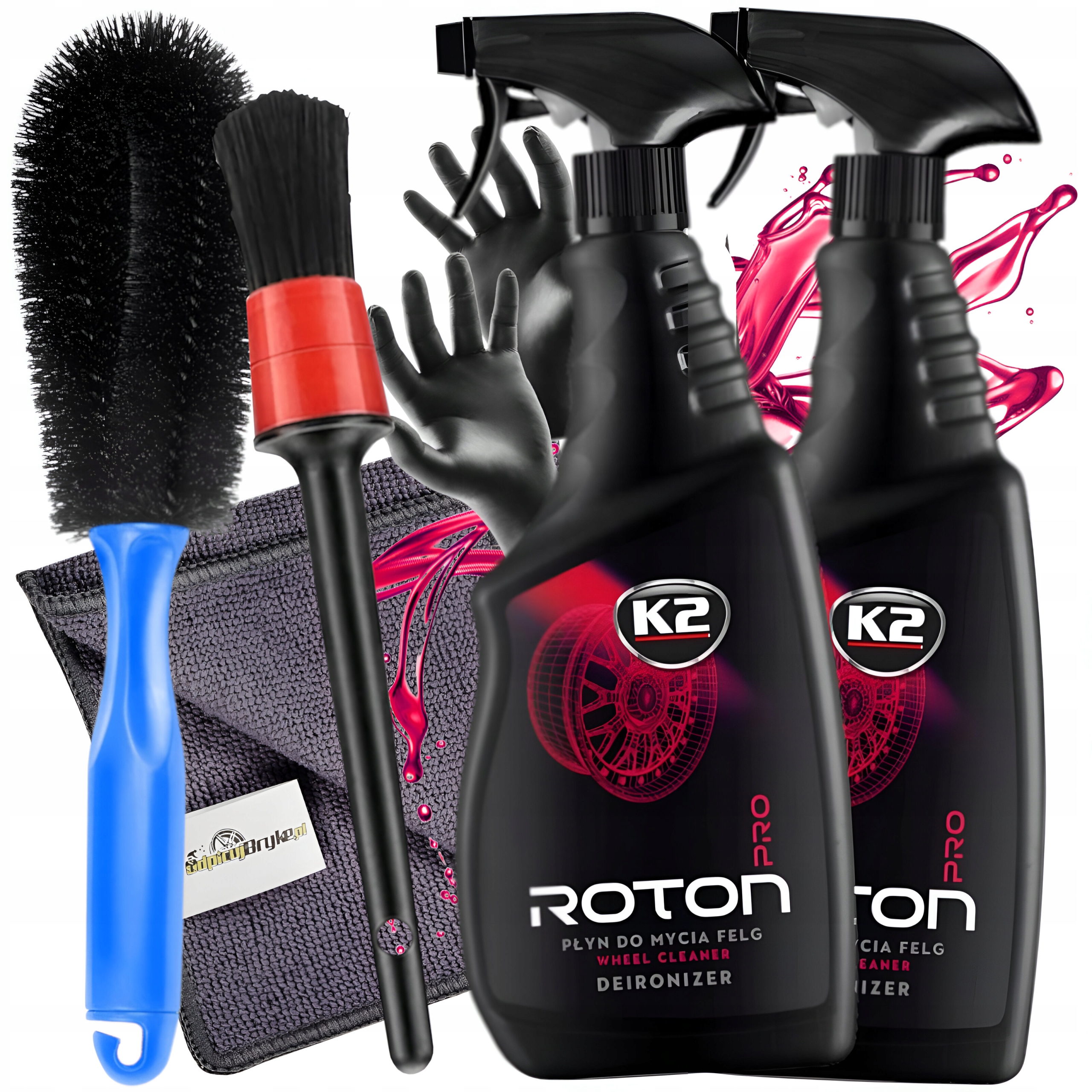 ROTON DO CZYSZCZENIA CZYSTA FELGA SZCZOTKA PĘDZEL