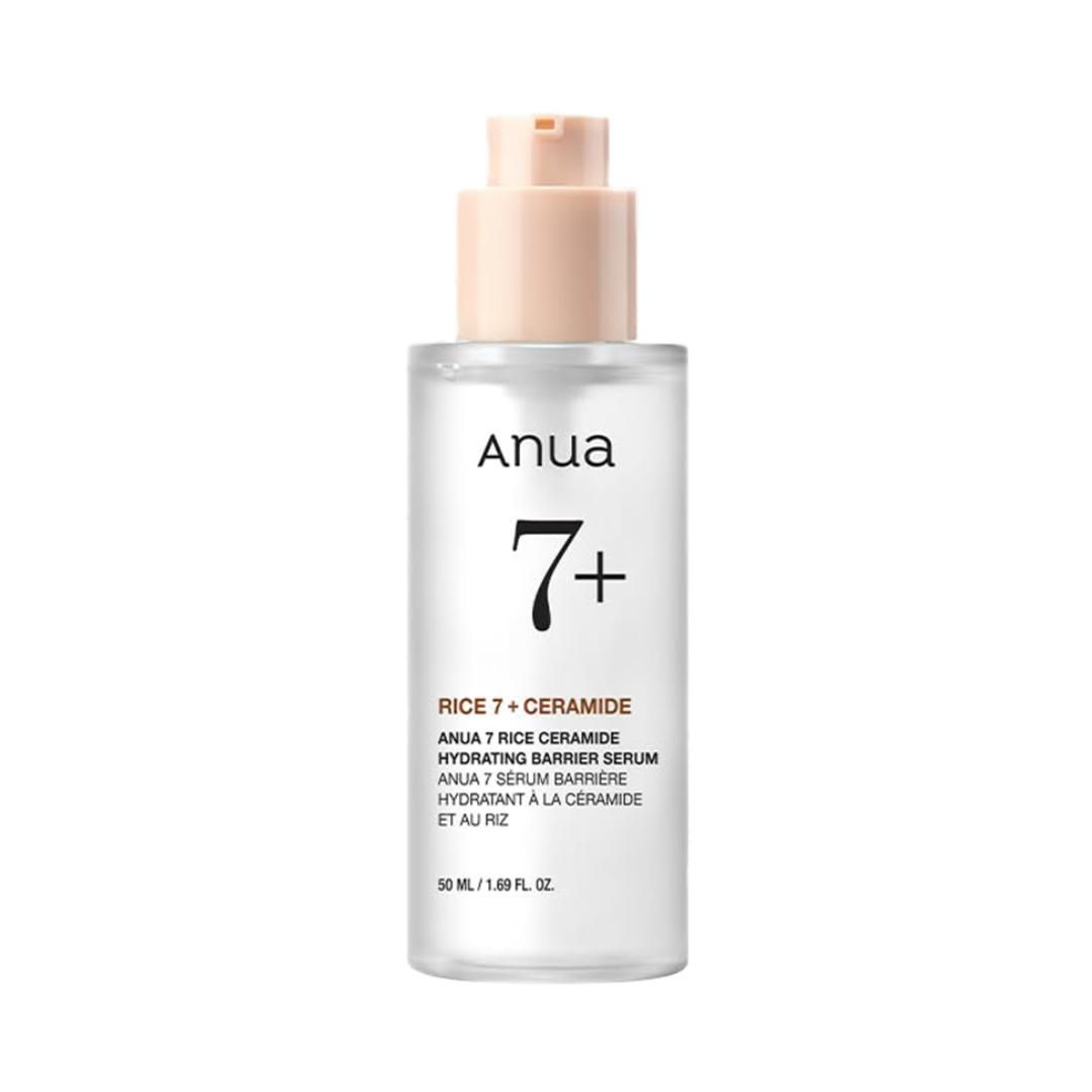 Anua 7 Rice Ceramide Hydrating Barrier Serum Hydratační Sérum S Rýžovými Ceramidy Pro Posílení Pleťové Bariéry 50 ML