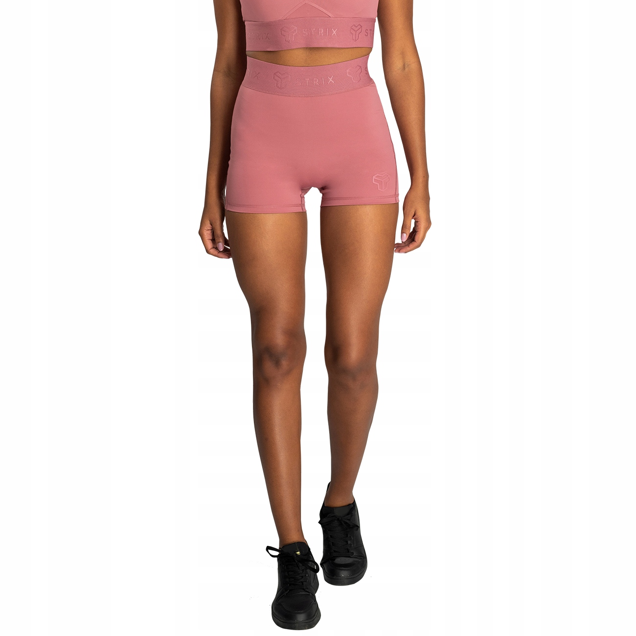 Krótkie Spodenki Damskie Sportowe Różowe Strix S