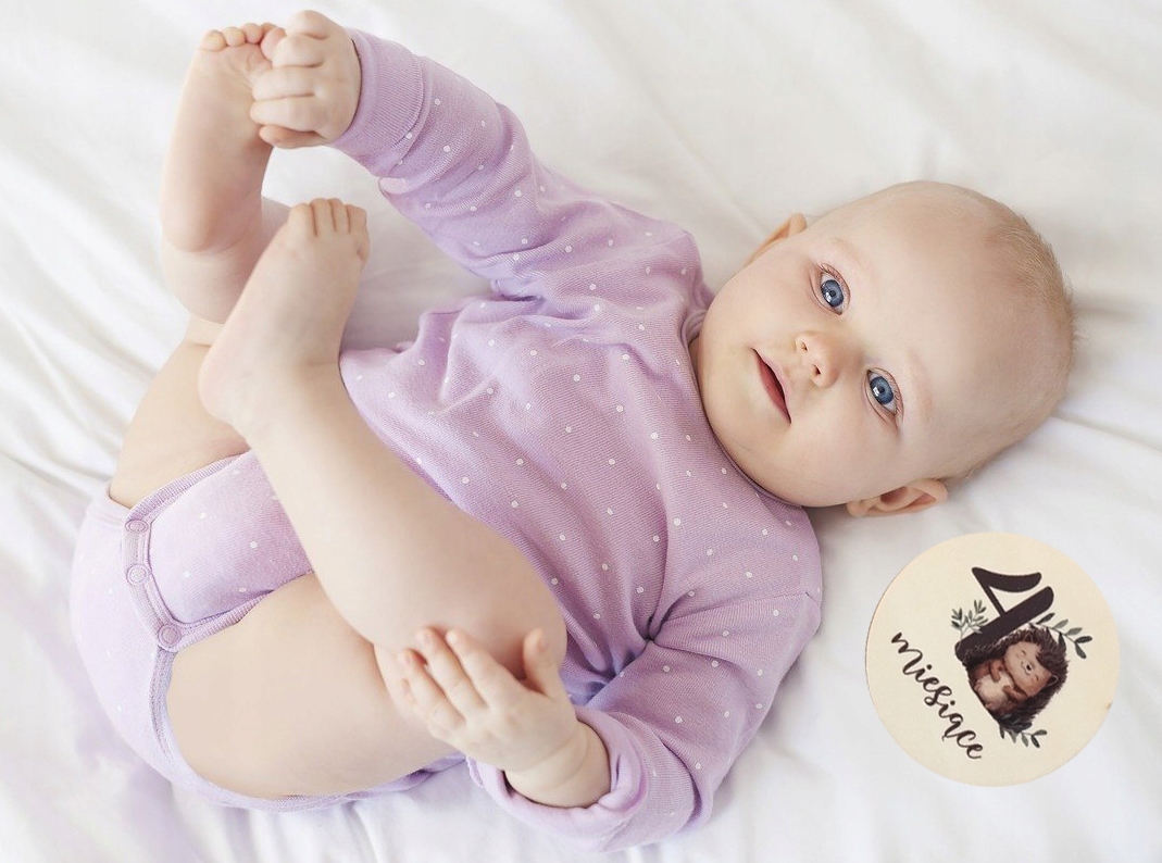 TABLICZKI KARTY DO ZDJĘĆ Z MIESIĄCAMI DREWNIANE FOTO SESJA PREZENT 14 SZT Kod producenta 5920