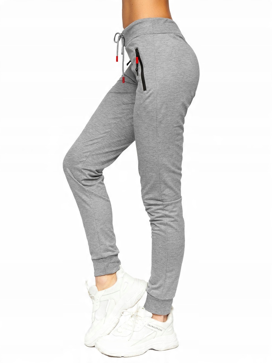 

Spodnie Damskie Dresowe Szare JX7723 Denley_xl