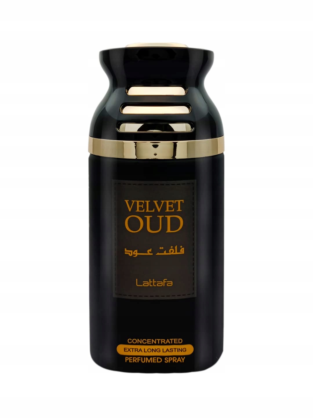Lattafa Velvet Oud dezodorant, 250 ml duża pojemność zapach unisex arabski
